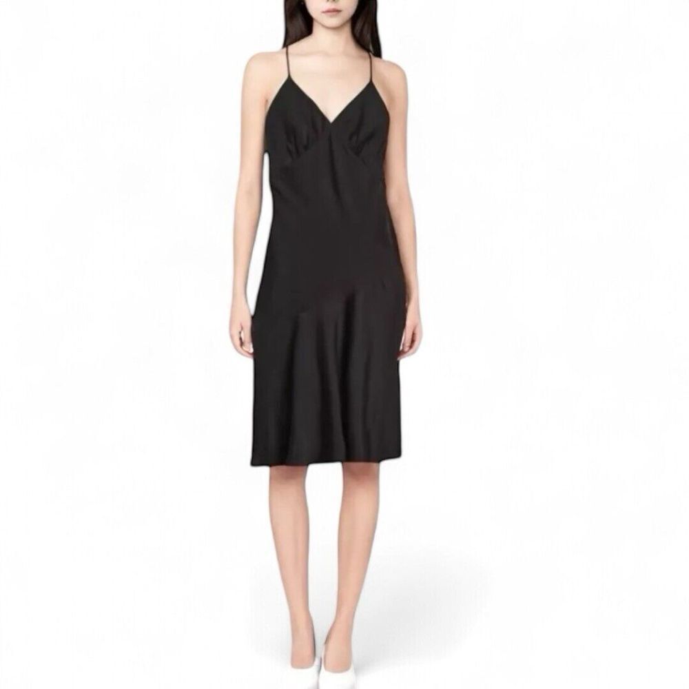 Banana Republic Asymmetrical Seam Midi Slip Dress‎ Whimsigoth Dark Fairy Size 14